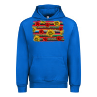 Cobalt Mexico Brushstroke Urban Hoodie - texasbilliewilder