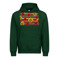Forest Green Mexico Brushstroke Urban Hoodie - texasbilliewilder