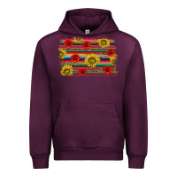 Mauve Wine Mexico Brushstroke Urban Hoodie - texasbilliewilder