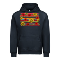 Navy Mexico Brushstroke Urban Hoodie - texasbilliewilder