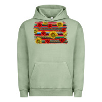 Pigment Oil Green Mexico Brushstroke Urban Hoodie - texasbilliewilder