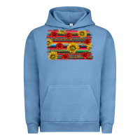 Pigment Pebble Blue Mexico Brushstroke Urban Hoodie - texasbilliewilder