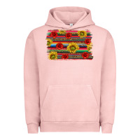 Pigment Salmon Mexico Brushstroke Urban Hoodie - texasbilliewilder