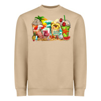 Mushroom summer vibes coffee cups Heavyweight Sweatshirt - Zillion Design Studio