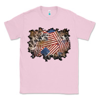 Bubblegum Pink 4th of july background Classic Tee - BundleAndBundleShop