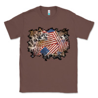Chestnut 4th of july background Classic Tee - BundleAndBundleShop