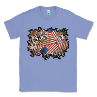 Colony Blue 4th of july background Classic Tee - BundleAndBundleShop