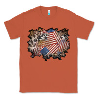 Copper 4th of july background Classic Tee - BundleAndBundleShop