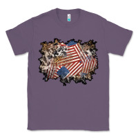 Lavender 4th of july background Classic Tee - BundleAndBundleShop