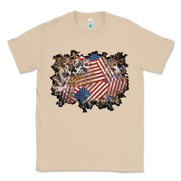 Mushroom 4th of july background Classic Tee - BundleAndBundleShop