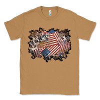 Toasted Coconut 4th of july background Classic Tee - BundleAndBundleShop