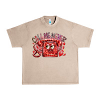 French Oak call me never Urban Heavy Tee - RacoonDesign