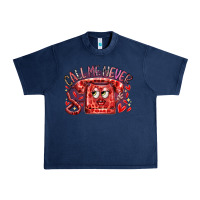 Navy call me never Urban Heavy Tee - RacoonDesign