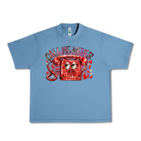 Pebble Blue call me never Urban Heavy Tee - RacoonDesign