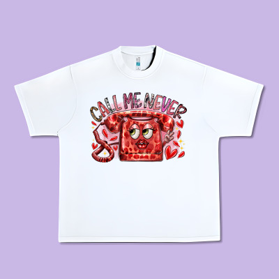 Call Me Never Urban Heavy Tee Designed By Racoondesign