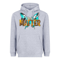 Heather Grey you matter Heavyweight Hoodie - NancyCooperArtShop