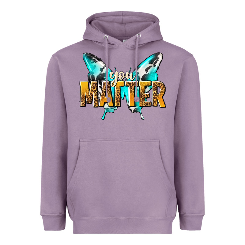 You Matter Heavyweight Hoodie by NancyCooperArtShop | Teevron