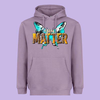 You Matter Heavyweight Hoodie Designed By Nancycooperartshop