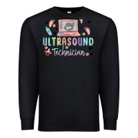 Black ultrasound technician Premium Sweatshirt - MaliasSmallBusiness