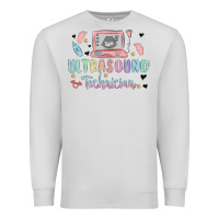 Dove Grey ultrasound technician Premium Sweatshirt - MaliasSmallBusiness