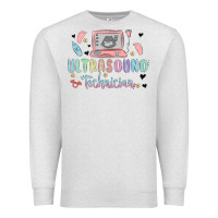 Oatmeal Heather ultrasound technician Premium Sweatshirt - MaliasSmallBusiness