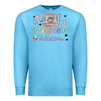Ocean Blue ultrasound technician Premium Sweatshirt - MaliasSmallBusiness