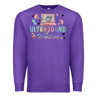 Purple ultrasound technician Premium Sweatshirt - MaliasSmallBusiness