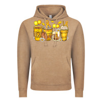 Vintage Coffee childhood cancer coffee cups Vintage Hoodie - Zillion Design Studio