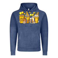 Vintage Denim childhood cancer coffee cups Vintage Hoodie - Zillion Design Studio