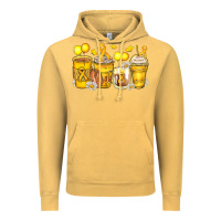 Vintage Mustard childhood cancer coffee cups Vintage Hoodie - Zillion Design Studio
