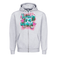 Heather Grey nursing is a work of Zipper Hoodie - BarkalooDesign