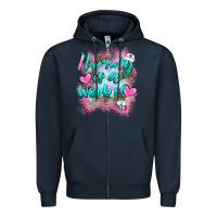 Navy nursing is a work of Zipper Hoodie - BarkalooDesign