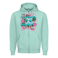 Seafoam nursing is a work of Zipper Hoodie - BarkalooDesign