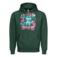 Sports Green nursing is a work of Zipper Hoodie - BarkalooDesign