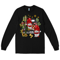 Black farm truck,noel gnome Long Sleeve Tee - JahusDesignShop