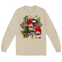 Mushroom farm truck,noel gnome Long Sleeve Tee - JahusDesignShop