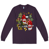 Plum farm truck,noel gnome Long Sleeve Tee - JahusDesignShop