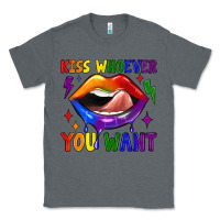 Charcoal Heather kiss whoever you want Classic Tee - JahusDesignShop