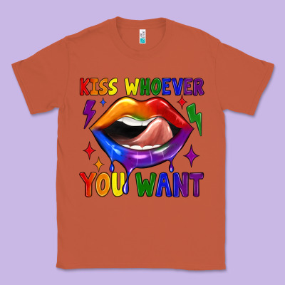 Kiss Whoever You Want Classic Tee Designed By Jahusdesignshop