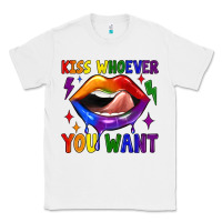White kiss whoever you want Classic Tee - JahusDesignShop