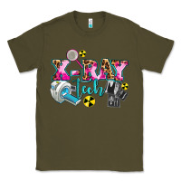 Army Green x ray tech Classic Tee - AdoDesignShop