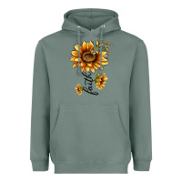 Sage faith sunflower Heavyweight Hoodie - MaliasSmallBusiness