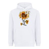 White faith sunflower Heavyweight Hoodie - MaliasSmallBusiness