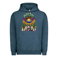 Pigment Midnight Navy Nacho average Mom Urban Hoodie - NancyCooperArtShop