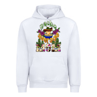 White Nacho average Mom Urban Hoodie - NancyCooperArtShop