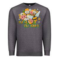 Charcoal Heather like honey Premium Sweatshirt - MaliasSmallBusiness