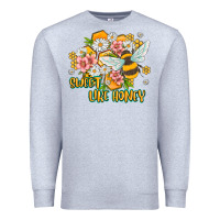 Heather Grey like honey Premium Sweatshirt - MaliasSmallBusiness