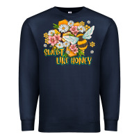 Navy like honey Premium Sweatshirt - MaliasSmallBusiness