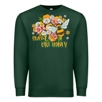 Sports Green like honey Premium Sweatshirt - MaliasSmallBusiness