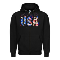 Black god bless the usa Zipper Hoodie - NancyCooperArtShop